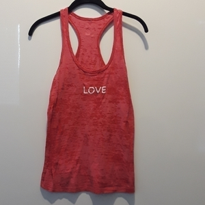 Women's Pink Hot‎ Pilates LOVE Tank Top - Small
